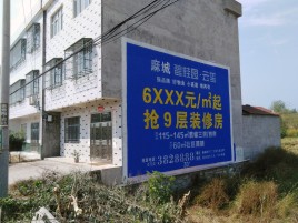 永康墙体广告质量分析