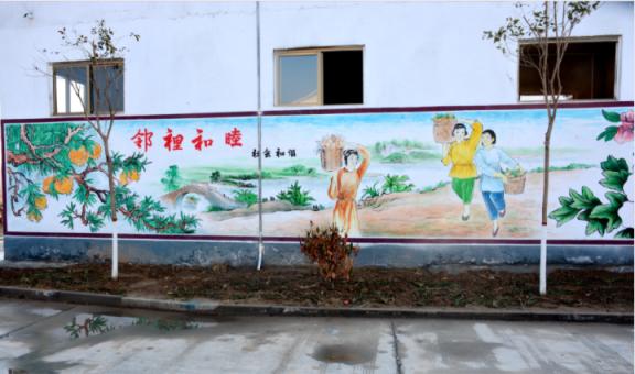 永康乡镇文化墙 乡风文明焕发新活力
